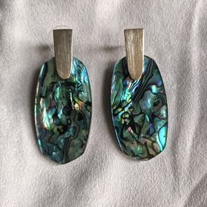 Kendra Scott Aragon Silver Drop Earrings